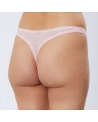 String en tulle blush