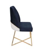 4 sedie Madrid blu - 50x90x49 cm
