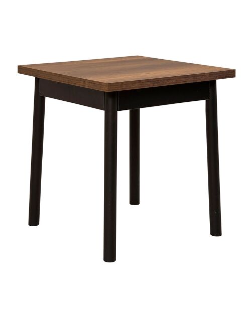 Table + 2 chaises OLV noir