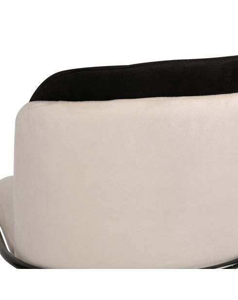 4 chaises dore noires - 54x86x55 cm