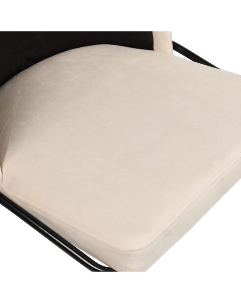 4 chaises dore noires - 54x86x55 cm