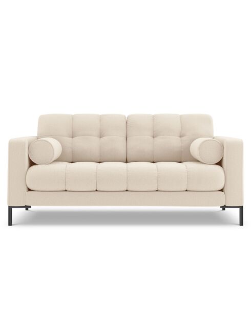 Canapé Bali 2 Places beige clair - 152x92x75 cm
