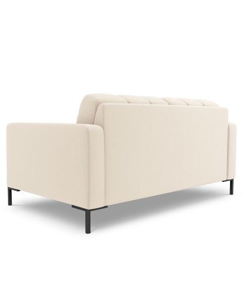 Canapé Bali 2 Places beige clair - 152x92x75 cm