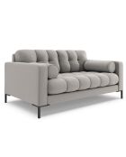 Canapé Bali 2 Places gris clair - 152x92x75 cm