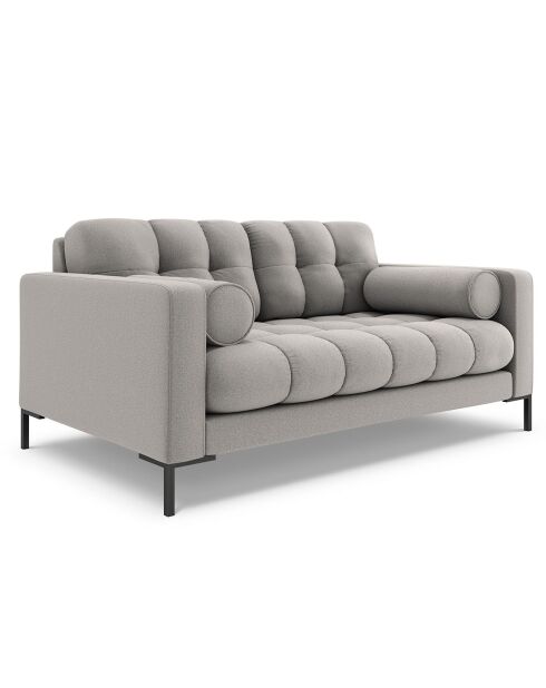Canapé Bali 2 Places gris clair - 152x92x75 cm