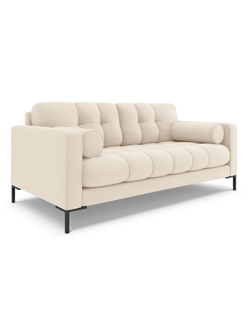 Canapé Bali 3 Places beige clair - 177x92x75 cm