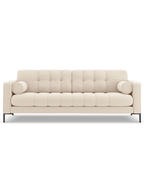 Canapé Bali 4 Places beige clair - 217x92x75 cm