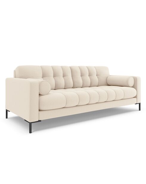 Canapé Bali 4 Places beige clair - 217x92x75 cm
