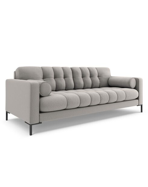 Canapé Bali 4 Places gris clair - 217x92x75 cm