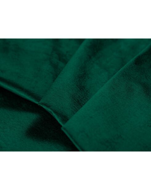 Canapé Velours Convertible Avec Coffre Luca 3 Places vert bouteille - 250x105x87 cm