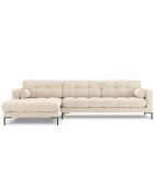 Canapé d'angle Gauche Bali 5 Places beige clair - 293x185x75 cm