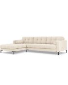 Canapé d'angle Gauche Bali 5 Places beige clair - 293x185x75 cm