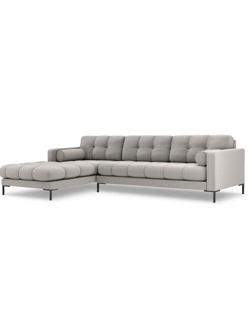 Canapé d'angle Gauche Bali 5 Places gris clair - 293x185x75 cm