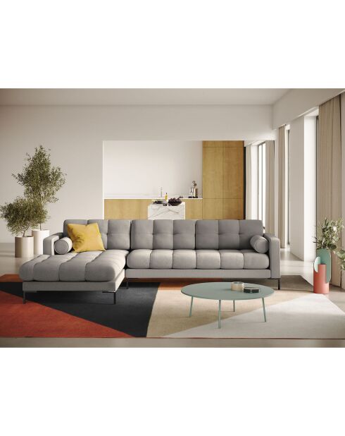 Canapé d'angle Gauche Bali 5 Places gris clair - 293x185x75 cm