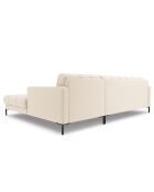 Canapé d'angle Droit Bali 5 Places beige clair - 293x185x75 cm