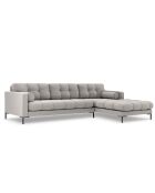 Canapé d'angle Droit Bali 5 Places gris clair - 293x185x75 cm