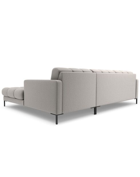 Canapé d'angle Droit Bali 5 Places gris clair - 293x185x75 cm