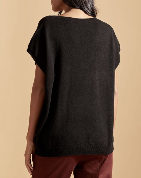 Pull en Laine & Cachemire Palette noir