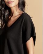 Pull en Laine & Cachemire Palette noir