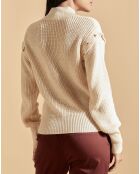 Pull en Laine mélangée Pop beige