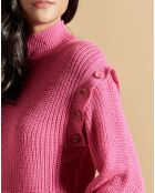 Pull en Laine mélangée Pop rose