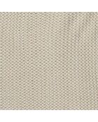Plaid chenille à franges beige - 120x150 cm