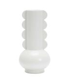 Lola keramische vaas wit - 8x15x8 cm