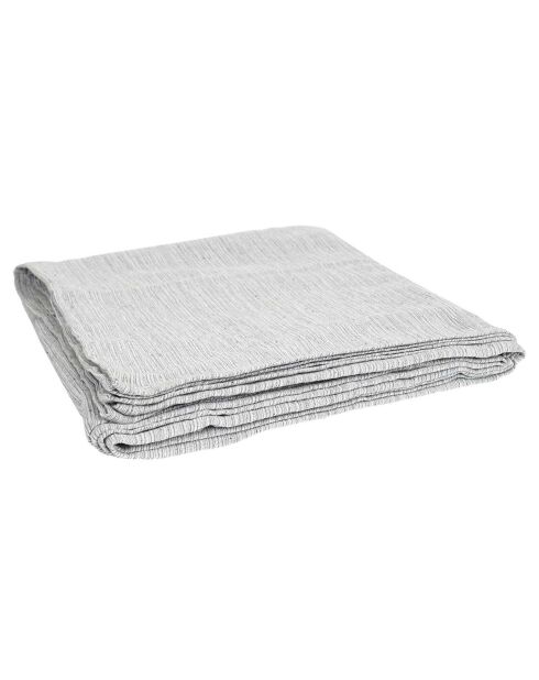 Jeté de canapé uni gris - 170x250 cm