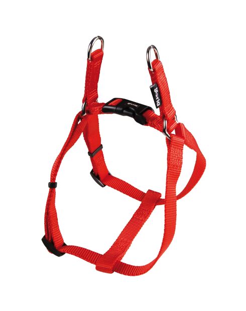 Harnais pour Chien Gloria Lisse Réglable rouge