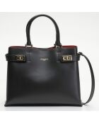Borsa Lorie in pelle nera - 34,5x14x26 cm
