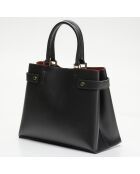 Borsa Lorie in pelle nera - 34,5x14x26 cm