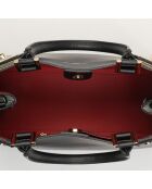 Borsa Lorie in pelle nera - 34,5x14x26 cm