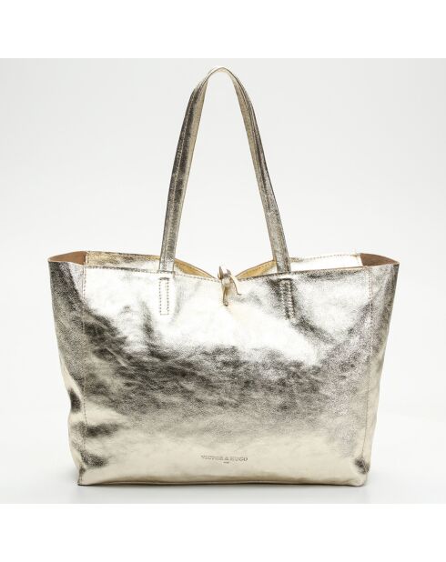 Sac cabas en Cuir Vog doré - 50x28x12 cm