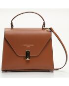 Hugo Handtasche aus Kamelleder - 23,5x20x10 cm