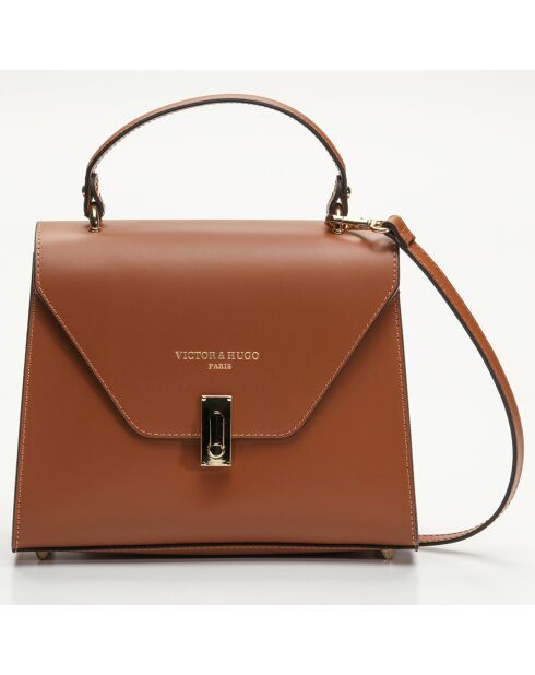 Hugo Handtasche aus Kamelleder - 23,5x20x10 cm