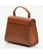 Hugo Handtasche aus Kamelleder - 23,5x20x10 cm