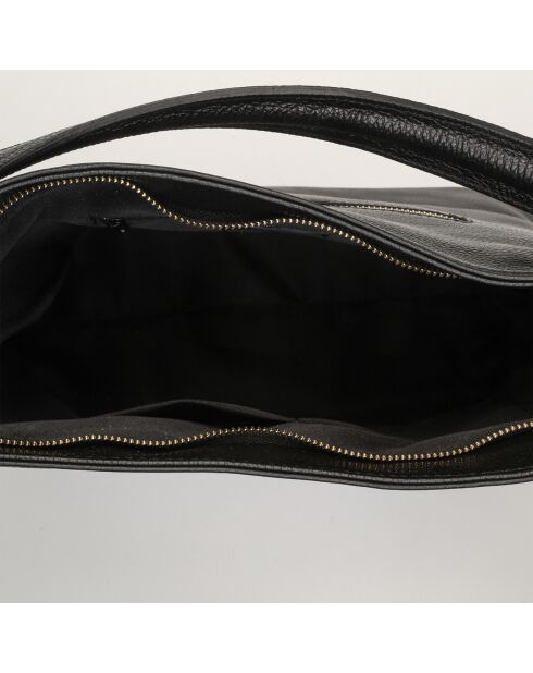Black Babe Schultertasche aus Leder - 35x33x12 cm