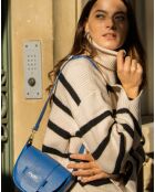 Sac bandoulière en Cuir Ferragni bleu - 17x15x7 cm