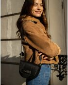 Sac bandoulière en Cuir Ferragni noir - 17x15x7 cm