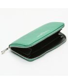 Groene Kaya leren portemonnee - 19,5x10,5 cm