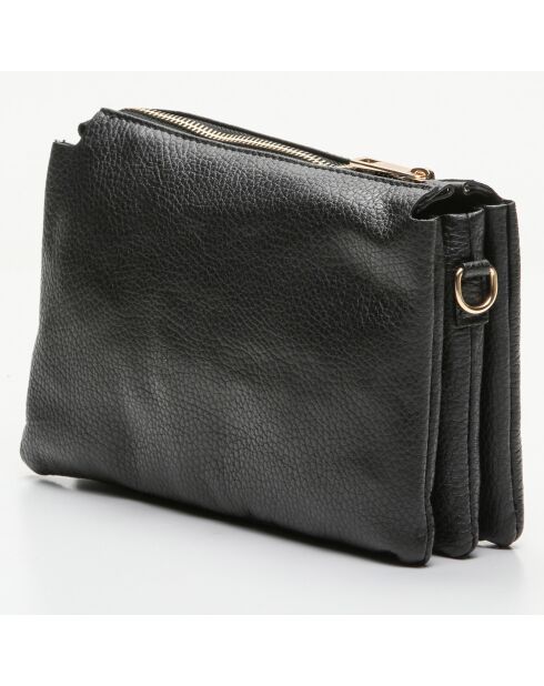 Borsa a tracolla in pelle Perla nera - 21,5x15x5 cm