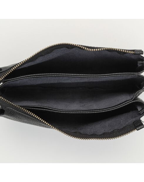 Borsa a tracolla in pelle Perla nera - 21,5x15x5 cm