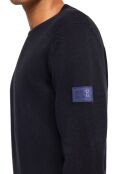Pull Col Rond Bogota marine