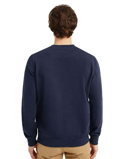 Pull Col Rond Tokyo marine