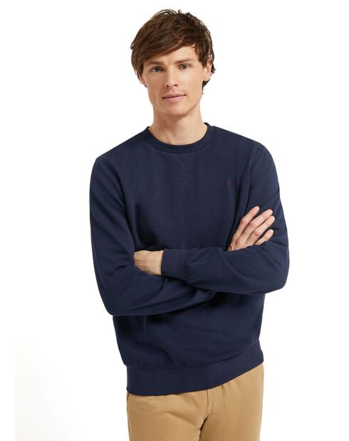 Pull Col Rond Tokyo marine