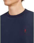 Pull Col Rond Tokyo marine