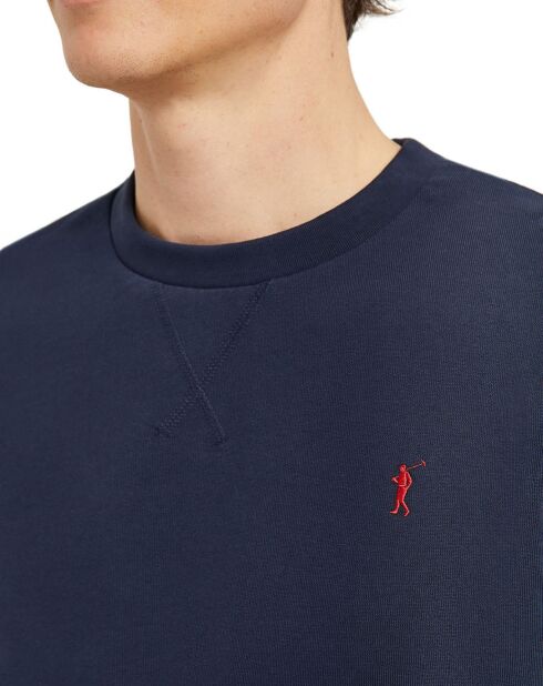 Pull Col Rond Tokyo marine