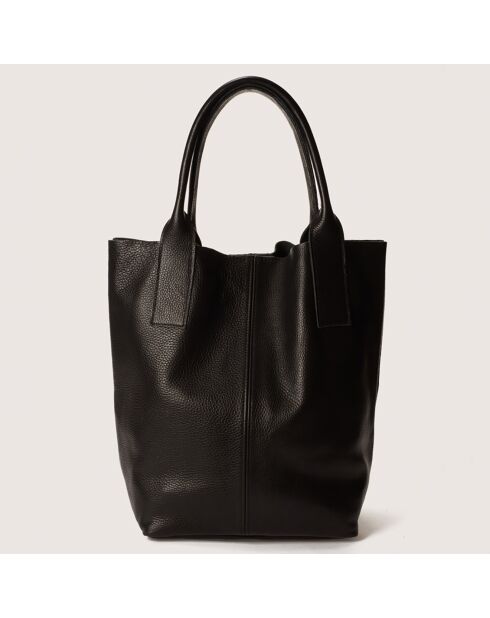 Borsa a tracolla nera in pelle Petra - 28x17x56 cm