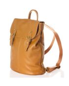 Zaino Eavan in pelle cognac - 31x15x37 cm