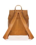 Zaino Eavan in pelle cognac - 31x15x37 cm